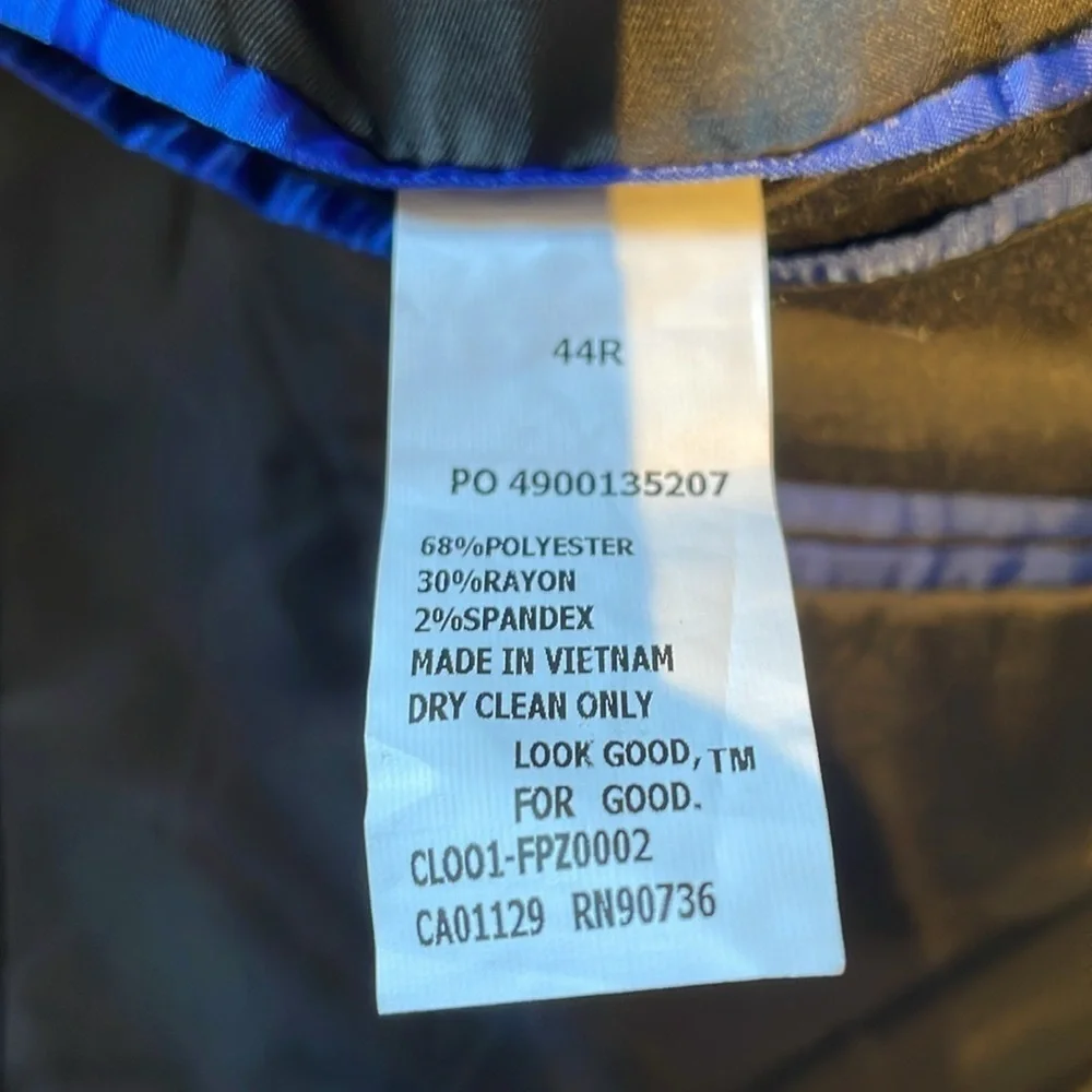 Kenneth Cole Reaction Mens Slim Fit Flex Techni-Cole 2-Piece Suit Jacket Pants - Picture 6 of 16